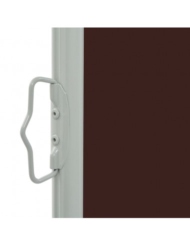 Tenda da Sole Laterale Retrattile per Patio 140x300cm Marrone