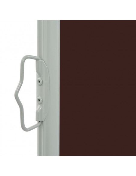 Tenda da Sole Laterale Retrattile per Patio 140x300cm Marrone