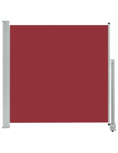 Tenda Laterale Retrattile per Patio 160x300 cm Rossa 2