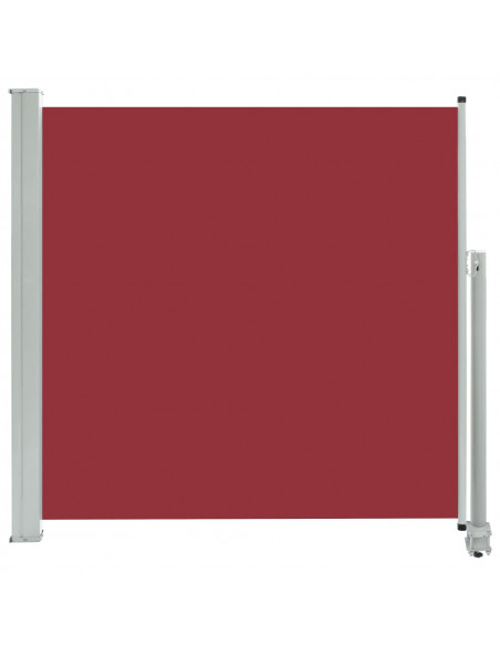 Tenda Laterale Retrattile per Patio 160x300 cm Rossa
