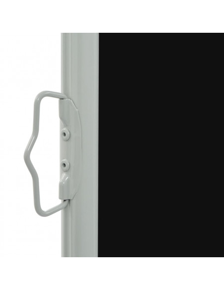 Tenda Laterale Retrattile per Patio 60x300 cm Nero