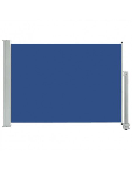 Tenda Laterale Retrattile per Patio 80x300 cm Blu