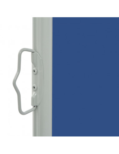 Tenda Laterale Retrattile per Patio 80x300 cm Blu
