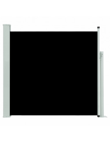 Tenda Laterale Retrattile per Patio 170x300 cm Nera