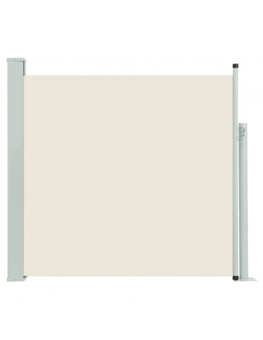 Tenda Laterale Retrattile per Patio 170x300 cm Crema