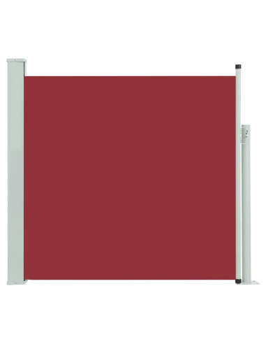 Tenda Laterale Retrattile per Patio 170x300 cm Rosso