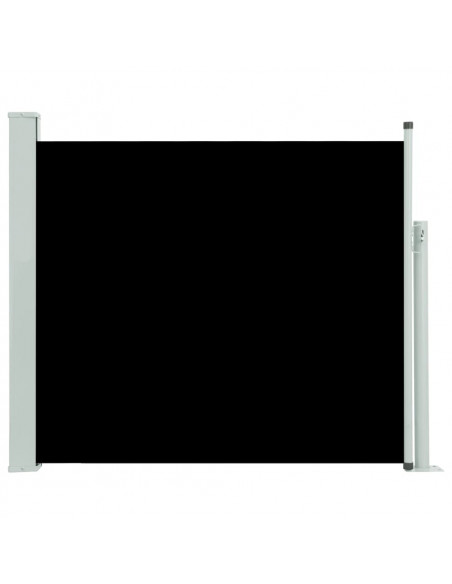 Tenda Laterale Retrattile per Patio 100x300 cm Nera