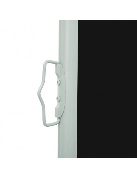 Tenda Laterale Retrattile per Patio 100x300 cm Nera