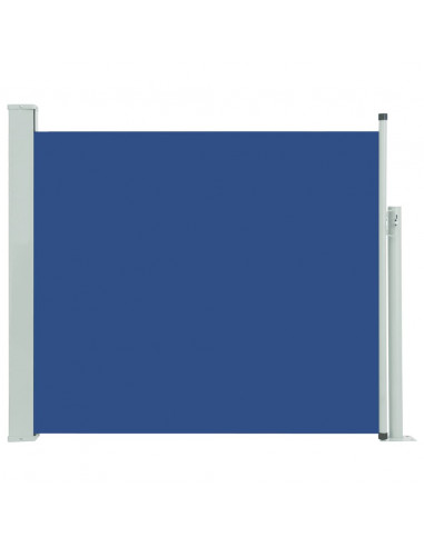 Tenda Laterale Retrattile per Patio 100x300 cm Blu