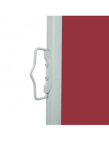 Tenda Laterale Retrattile per Patio 100x300 cm Rossa