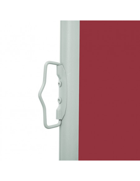 Tenda Laterale Retrattile per Patio 100x300 cm Rossa