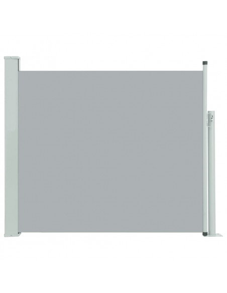 Tenda Laterale Retrattile per Patio 100x300 cm Grigio