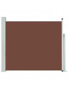 Tenda Laterale Retrattile per Patio 100x300 cm Marrone 2