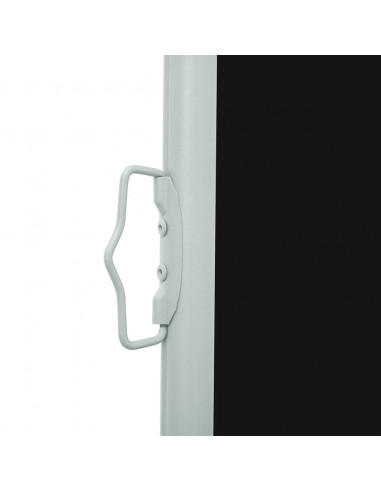 Tenda Laterale Retrattile per Patio 100x500 cm Nera
