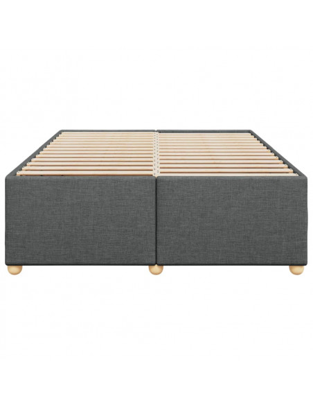 Giroletto senza Materasso Grigio Scuro 140x200 cm Tessuto