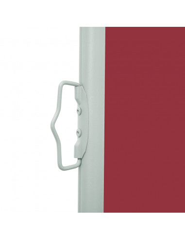 Tenda Laterale Retrattile per Patio 100x500 cm Rosso