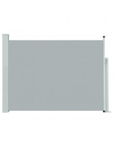 Tenda Laterale Retrattile per Patio 100x500 cm Grigio 2