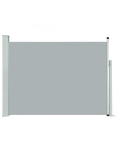 Tenda Laterale Retrattile per Patio 100x500 cm Grigio