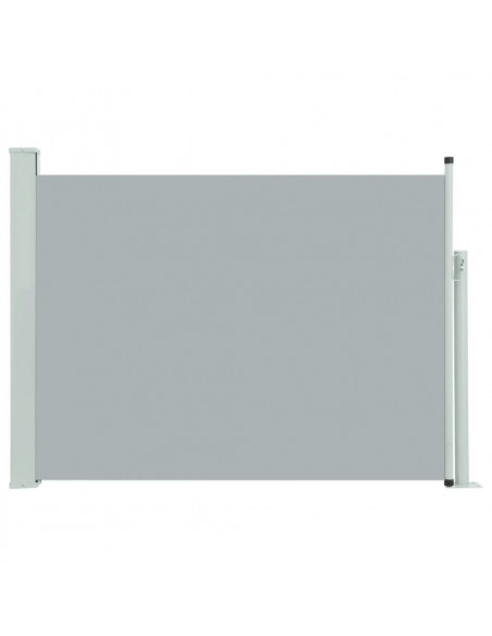 Tenda Laterale Retrattile per Patio 100x500 cm Grigio
