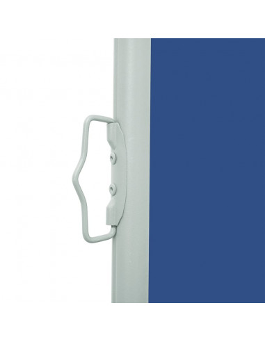 Tenda Laterale Retrattile per Patio 140x500 cm Blu