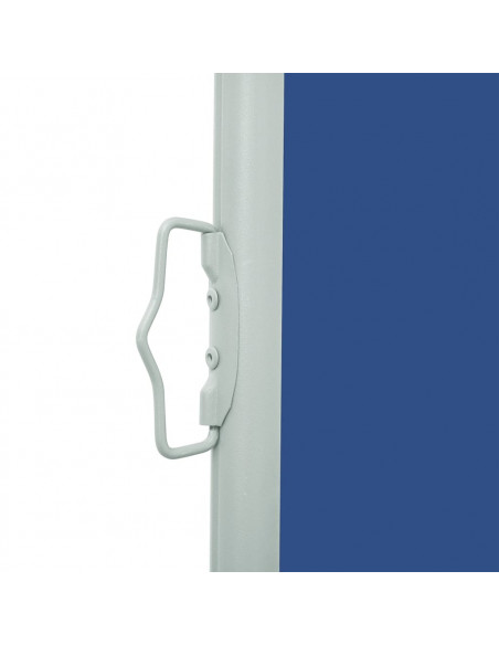 Tenda Laterale Retrattile per Patio 140x500 cm Blu