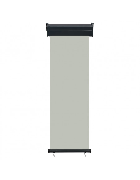 Tendalino Laterale per Balcone 65x250 cm Grigio