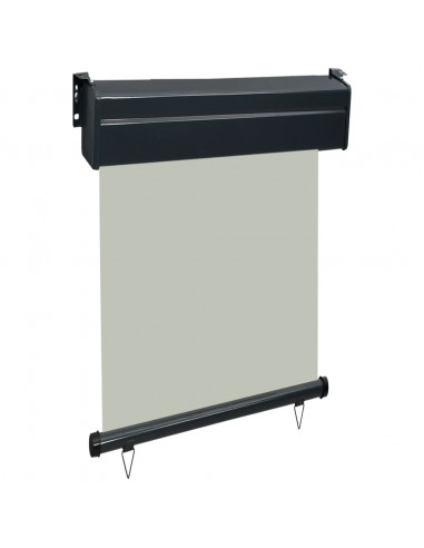 Tendalino Laterale per Balcone 65x250 cm Grigio