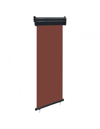 Tendalino Laterale per Balcone 65x250 cm Marrone