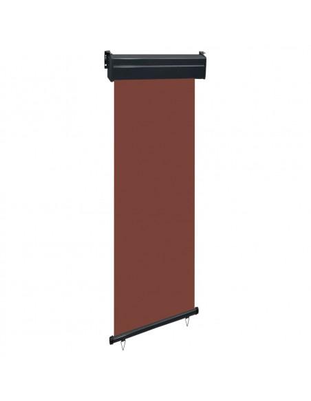 Tendalino Laterale per Balcone 65x250 cm Marrone