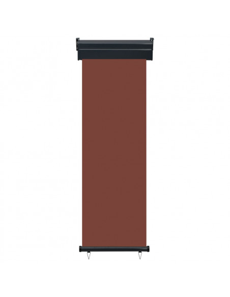 Tendalino Laterale per Balcone 65x250 cm Marrone