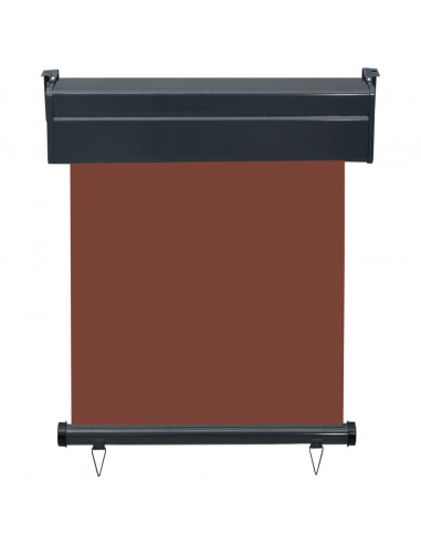 Tendalino Laterale per Balcone 65x250 cm Marrone