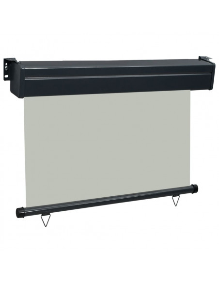 Tendalino Laterale per Balcone 105x250 cm Grigio