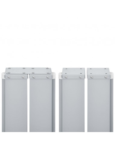 Tenda da Sole Laterale Retrattile Marrone 100x600 cm