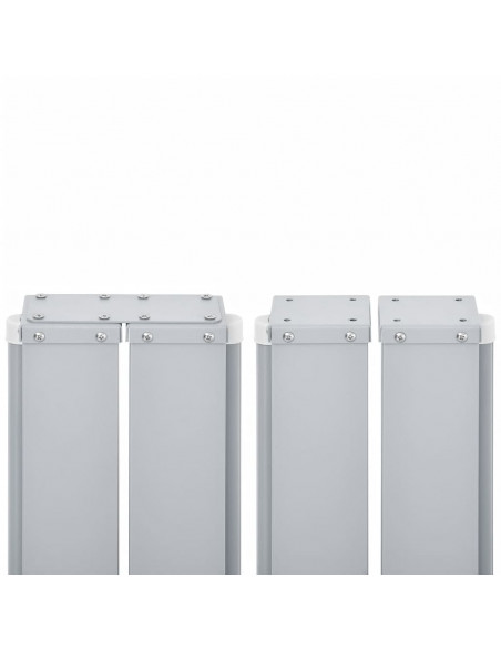 Tenda da Sole Laterale Retrattile Marrone 120x600 cm