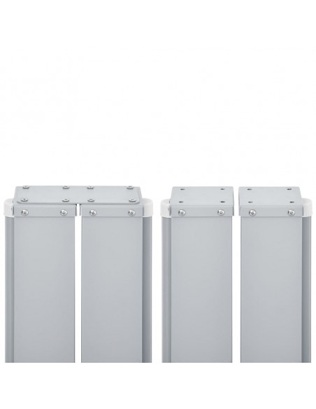 Tenda da Sole Laterale Retrattile Nera 140x600 cm