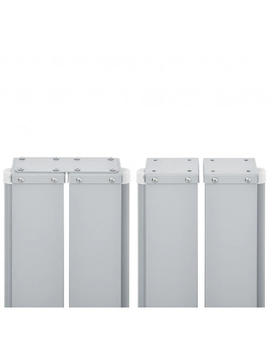 Tenda da Sole Laterale Retrattile Marrone 100x1000 cm