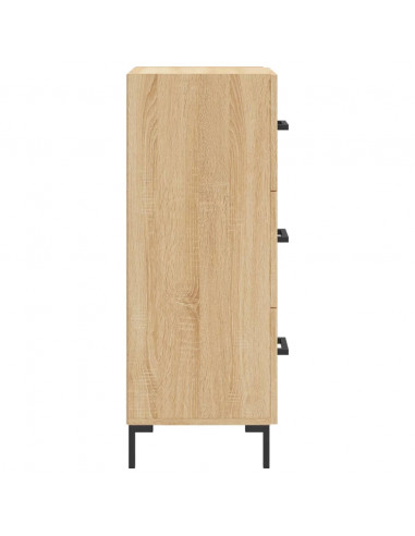 Credenza Rovere Sonoma 34,5x34x90 cm in Legno Multistrato