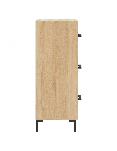 Credenza Rovere Sonoma 34,5x34x90 cm in Legno Multistrato