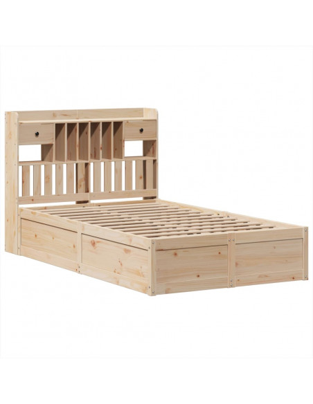 Letto senza Materasso 135x190 cm in Legno Massello di Pino