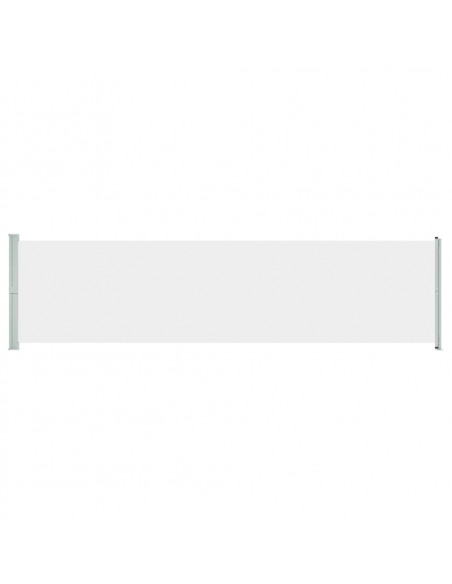Tenda Laterale Retrattile per Patio 600x160 cm Crema