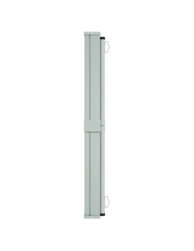 Tenda Laterale Retrattile per Patio 600x160 cm Grigia