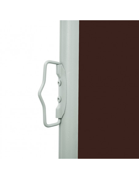 Tenda Laterale Retrattile per Patio 600x160 cm Marrone