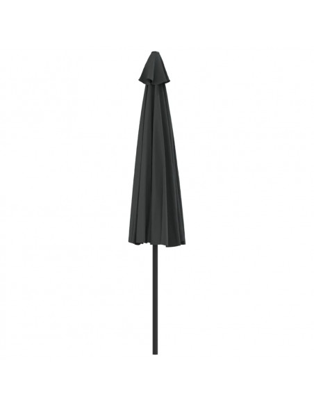 Ombrellone Balcone Palo Alluminio Antracite 300x155 cm a Metà
