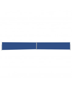 Tenda Laterale Retrattile per Patio 140x1200 cm Blu 2