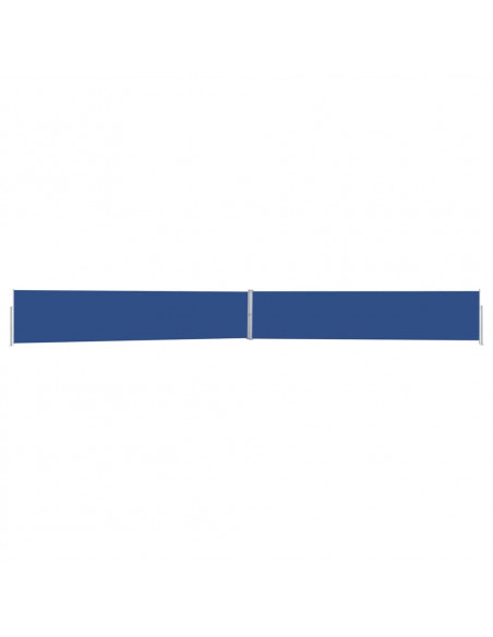 Tenda Laterale Retrattile per Patio 170x1200 cm Blu