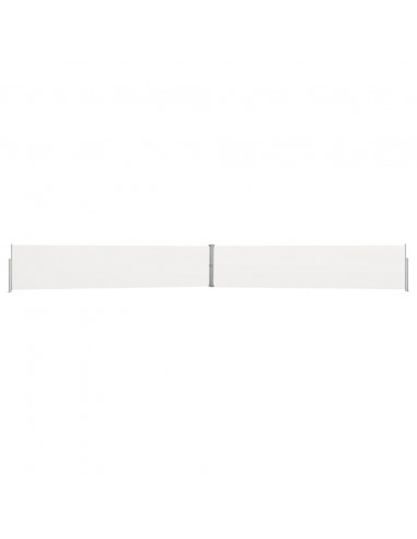 Tenda Laterale Retrattile per Patio 140x1200 cm Crema