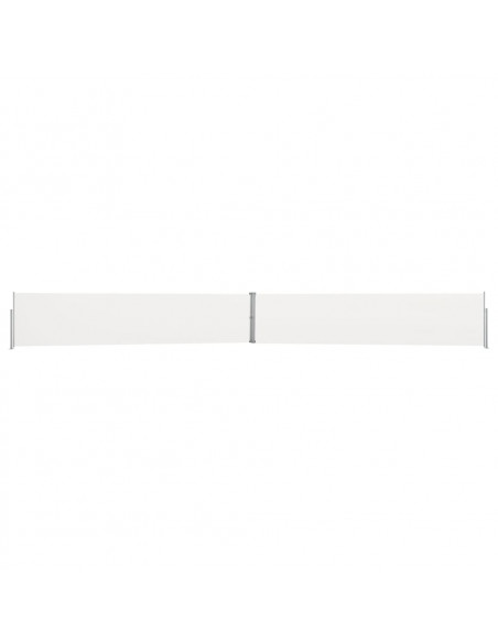 Tenda Laterale Retrattile per Patio 140x1200 cm Crema