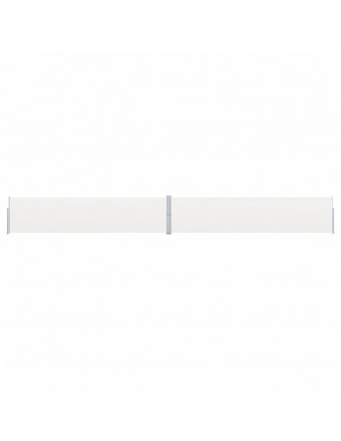 Tenda Laterale Retrattile per Patio 170x1200 cm Crema