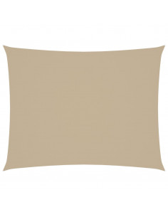 Parasole a Vela Oxford Rettangolare 2,5x3,5 m Beige 2