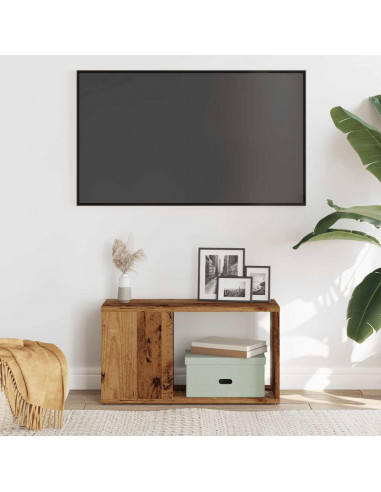 Mobile Porta TV Legno Antico 60x24x32 cm in Truciolato